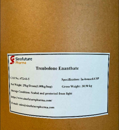 Suprepharmagroup Produsent og leverandør – Testosteron Enanthate (CAS 315-37-7) pharma grade API med stabil global markedspris på USD 420/kg–480/kg. Kilopris USD 480/kg, 100 kg bulkpris USD 460/kg.